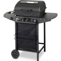 Halifax Lavastein Gasgrill i premium gas grill inkl lavasteine abdeckhaube i stufenlos regelbarer 55kw hauptbrenner fuer gelungenes barbecue