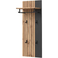 Wandgarderobe Amber Eiche Wotan 43 x 110 cm zur ablage von buechern lampen und alltagsgegenstaenden